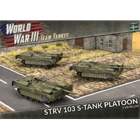 Team Yankee: WWIII Swedish: Strv 103 S-tank Platoon (x3 Plastic)