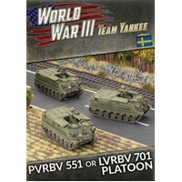 Team Yankee: WWIII: Swedish: Pvrbv 551 or Lvrbv 701 Platoon (x3)