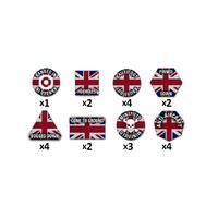 Team Yankee 1/100 British Token Set TTK04