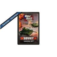 Team Yankee: WWIII: Soviet Tin (x20 Tokens, x2 Objectives, x16 Dice)