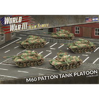 Team Yankee: WWIII: American: M60 Patton Tank Platoon (Plastic)