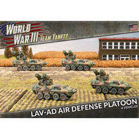 Team Yankee: WWIII: American: LAV-AD Air Defense Platoon (x4 Plastic)