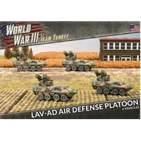 Team Yankee: WWIII: American: LAV-AD Air Defense Platoon (x4 Plastic)