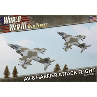 Team Yankee: WWIII: American: AV-8 Harrier Attack Flight (x2 Plastic)