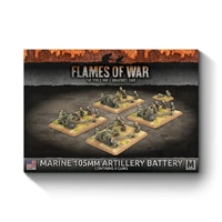 Flames of War: Marine 75mm Artillery Battery (x4)