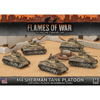 Flames of War: Americans: M4 Sherman Tank Platoon (plastic)