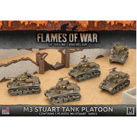 Flames of War: Americans: M3 Stuart Light Tank Platoon (plastic)