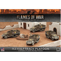 Flames of War M3 Halftrack Transport Platoon (4x plastic)