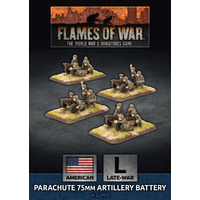 Flames of War: Americans: Parachute 75mm Artillery Battery (x4 Plastic)