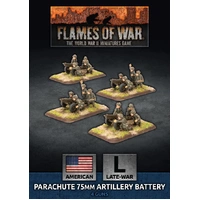 Flames of War: Americans: Parachute 75mm Artillery Battery (x4 Plastic)