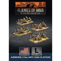 Flames of War: Americans: Parachute 57mm Anti-Tank Platoon (x4 Plastic)