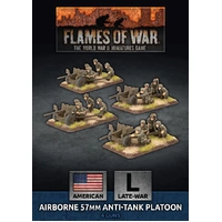 Flames of War: Americans: Parachute 57mm Anti-Tank Platoon (x4 Plastic)