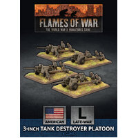 Flames of War: Americans: 3 inch Towed Tank Destroyer Platoon (x4)