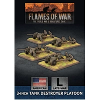 Flames of War: Americans: 3 inch Towed Tank Destroyer Platoon (x4)