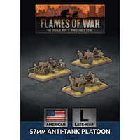 Flames of War: Americans: 57mm Anti-Tank Platoon (x3 Plastic)