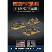 Flames of War: Americans: 57mm Anti-Tank Platoon (x3 Plastic)