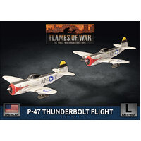 Flames of War: Americans: P-47 Thunderbolt Fight Flight (1:144) (x2)