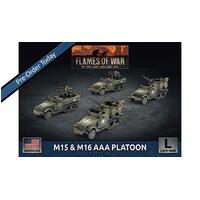 Flames of War: American: M15 & M16 AAA Platoon (x4 Plastic)