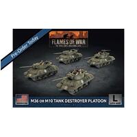 Flames of War: American: M36 and M10 Tank Destroyer Platoon (x4 Plastic)