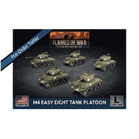 Flames of War: American: M4 Easy Eight (76mm) Platoon (x5 Plastic)