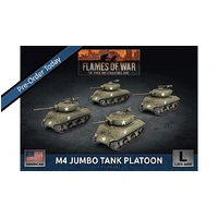 Flames of War: American: M4 Jumbo Platoon (x4 Plastic)