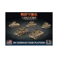 Flames of War: Marine M4 Sherman Platoon (x5 Plastic)