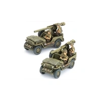 Flames of War: Jeep with 105mm Recoilless Rifle (x2)