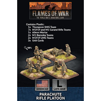 Flames of War: Americans: Parachute Rifle Platoon (Plastic)