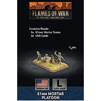 Flames of War 81mm Mortar Platoon (Plastic) (x6)