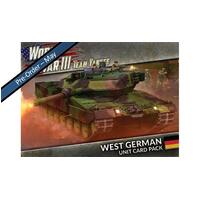Battlefront Miniatures WWIII: West German Unit Cards (51x Cards)
