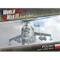 Team Yankee: WWIII: Polish Unit Cards (31 Cards) (World War III)