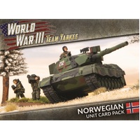 Team Yankee: WWIII: Norwegian Unit Cards (27x Cards)
