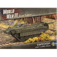 Team Yankee: WWIII: Swedish Unit Cards (27x Cards)