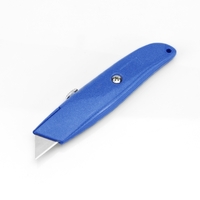 Bravo Handtools 181483 Utility Knife, Metal Handle with Retractable Spare Blades
