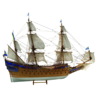 Billings 1/75 Wasa 3 Mast Ship Wooden Model Ship