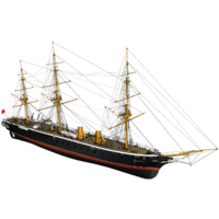 Billings 1/100 HMS Warrior War Ship Wooden Model Ship
