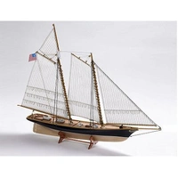 Billings 1/72 America Cup 1851 Wooden Model Ship