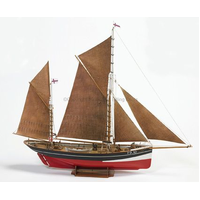 Billings 1/50 Fd 10 Yawl Sail Seiner Wooden Model Ship