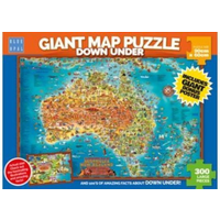 Blue Opal 300pc Giant Map Down Under Puzzle BL01880