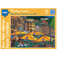 Blue Opal - 1000pc Shohet Wooby's Lane Jigsaw Puzzle