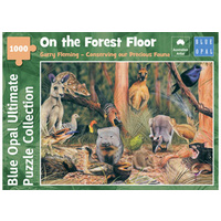 Blue Opal - 1000pc Fleming On the Forest Floor Jigsaw Puzzle