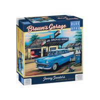 Blue Opal 1000pc Browns Garage Jigsaw Puzzle