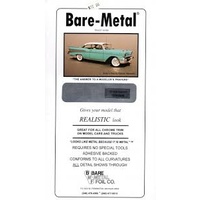 Bare Metal Foil Chrome 6 X 11.5 (1 Sheet) BMF001