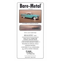 Bare Metal Foil Ultra Bright Chrome 6 X 11.5 (1 Sheet) BMF004