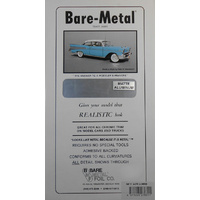 Bare Metal Foil Matte Aluminium 6 X 11.5 (1 Sheet) BMF011