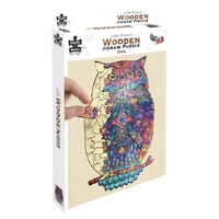 Puzzle Master Owl 130pc Wooden Jigsaw Puzzle