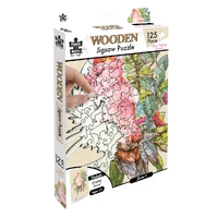 Puzzle Master Major Mitchell Cockatoo 125pc Wooden Jigsaw Puzzle