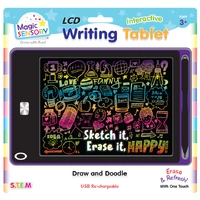 LCD Interactive Writing Tablet Purple Art 8.5" (USB Rechargeable)