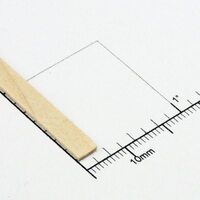 Bud Nosen Timber 1/32" Basswood Strips 3/16" x 24" (Each)