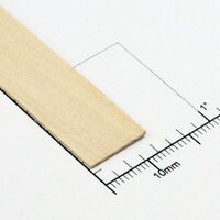 Bud Nosen Timber 3008 24" Basswood Strips 1/32" x 1/2"